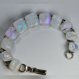 FROSTY ICE WHITE LINK BRACELET